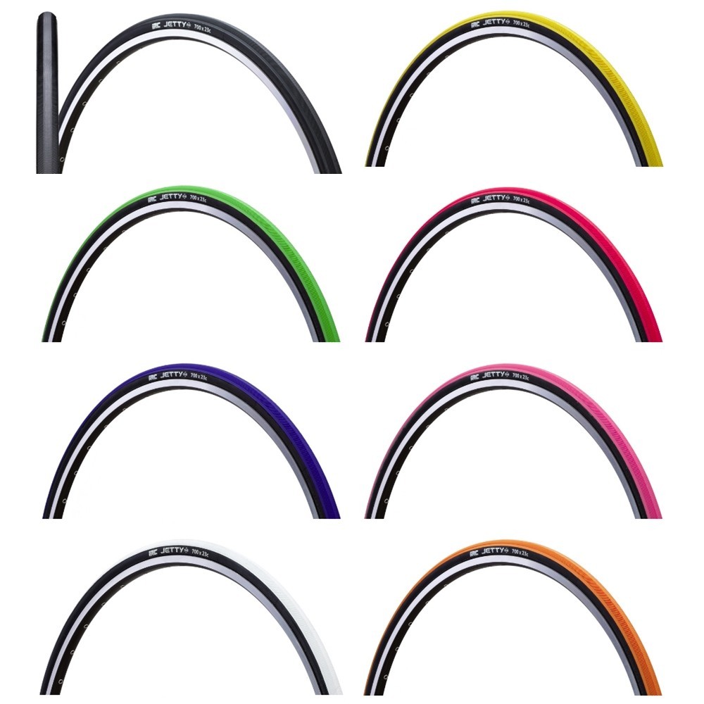 LLANTA IRC 700 X 23 C JETTY PLUS PLEGABLE (COLORES)